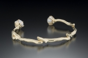 14k Gold Coral Cuff