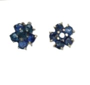 14k gold sapphire studs