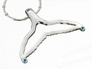 Sterling Silver Whaletail Pendant