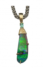 Fabulous 21ct Boulder Opal Pendant