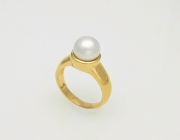 14k Gold Akoya Ocean Pearl Ring
