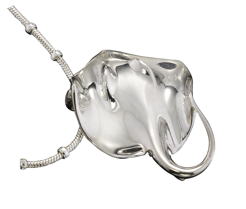 Sterling Silver Ray Pendant