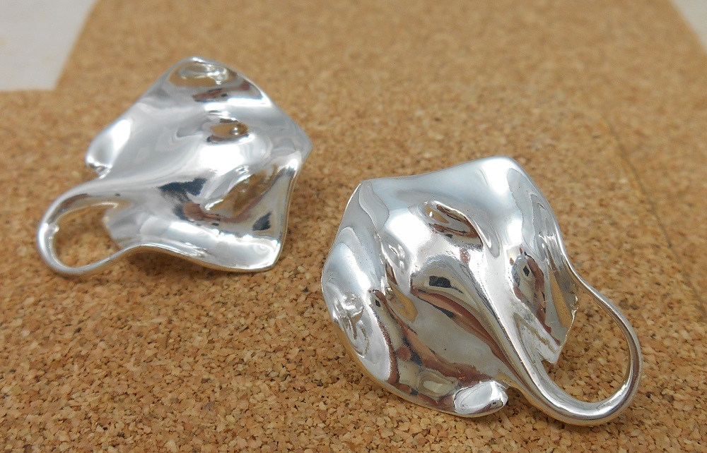 Sterling Silver Stingray Earrings