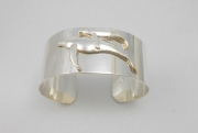 Sterling Silver Humpback Whale Cuff